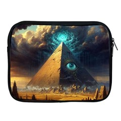 Mystic Blue Pyramid Art Apple Ipad 2/3/4 Zipper Cases by ExtraGoodSauce