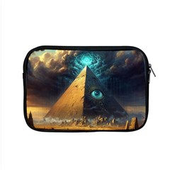 Mystic Blue Pyramid Art Apple Macbook Pro 15  Zipper Case by ExtraGoodSauce