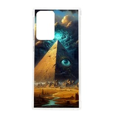 Mystic Blue Pyramid Art Samsung Galaxy Note 20 Ultra Tpu Uv Case by ExtraGoodSauce