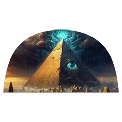 Mystic Blue Pyramid Art Anti Scalding Pot Cap by ExtraAwesomeSauce