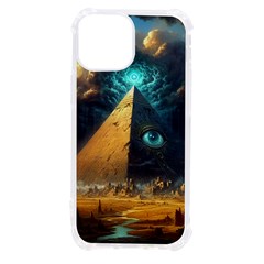 Mystic Blue Pyramid Art Iphone 13 Mini Tpu Uv Print Case by ExtraGoodSauce