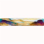 Vibrant Sunset Over Serene Lake Small Bar Mat 24 x4  Bar Mat