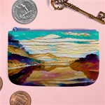 Vibrant Sunset Over Serene Lake Large Coin Purse Front