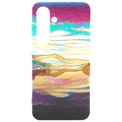 Vibrant Sunset Over Serene Lake Samsung Galaxy S24 6 2 Inch Black Tpu Uv Case by ExtraGoodSauce