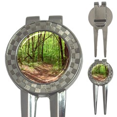 Peaceful Green Forest Walk 3-in-1 Golf Divots by ExtraGoodSauce