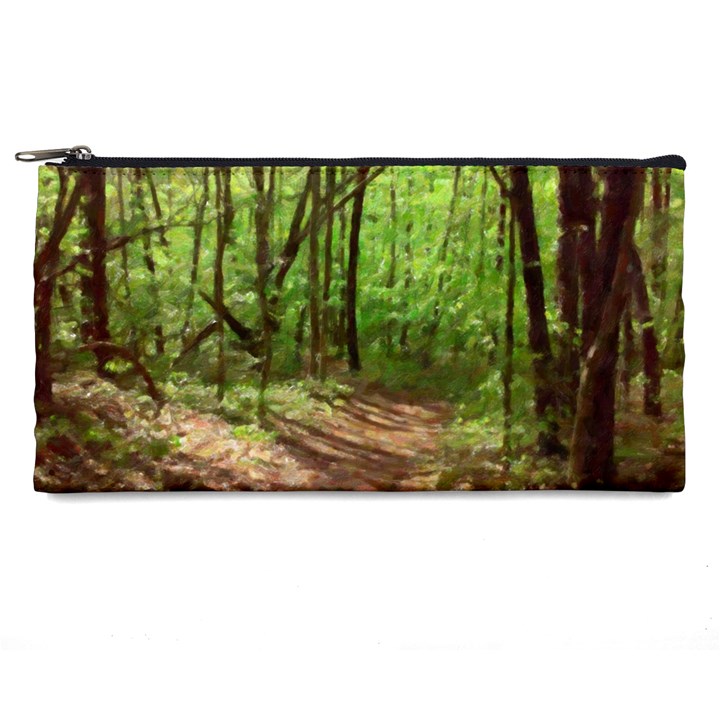 Peaceful Green Forest Walk Pencil Case