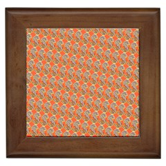 Diamond Dollar Sign Pattern Framed Tile by ExtraGoodSauce