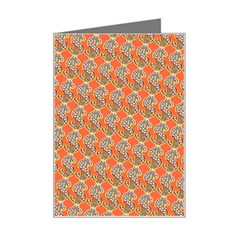 Diamond Dollar Sign Pattern Mini Greeting Card by ExtraGoodSauce