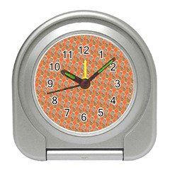 Diamond Dollar Sign Pattern Travel Alarm Clock by ExtraGoodSauce