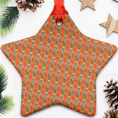 Diamond Dollar Sign Pattern Star Ornament (two Sides) by ExtraGoodSauce