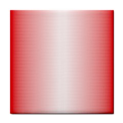 A Red And White Background With Small White Dots Tile Coaster by catchydesignhill