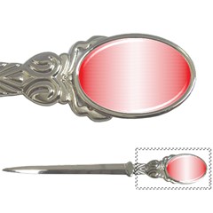 A Red And White Background With Small White Dots Letter Opener by catchydesignhill