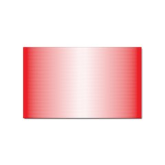 A Red And White Background With Small White Dots Sticker Rectangular (100 Pack) by catchydesignhill