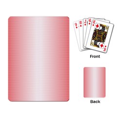 A Red And White Background With Small White Dots Playing Cards Single Design (rectangle)