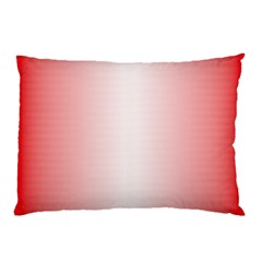 A Red And White Background With Small White Dots Pillow Case by catchydesignhill