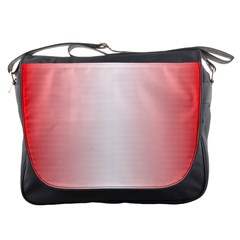 A Red And White Background With Small White Dots Messenger Bag by catchydesignhill