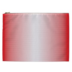 A Red And White Background With Small White Dots Cosmetic Bag (xxl) by catchydesignhill