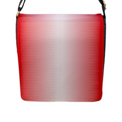 A Red And White Background With Small White Dots Flap Closure Messenger Bag (l) by catchydesignhill