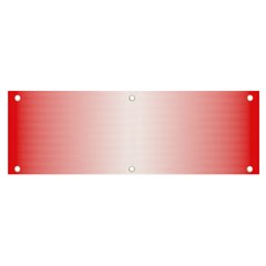 A Red And White Background With Small White Dots Banner And Sign 6  X 2  by catchydesignhill