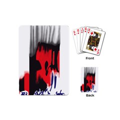 A Pair Of Shoes Sitting On Top Of A Floor Playing Cards Single Design (Mini)