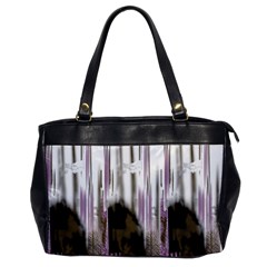 A Black And White Photo Of A Building Oversize Office Handbag by catchydesignhill