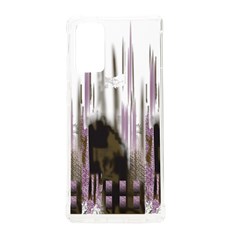 A Black And White Photo Of A Building Samsung Galaxy Note 20 Tpu Uv Case by catchydesignhill