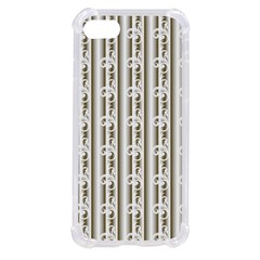 A White And Brown Striped Wallpaper With A Pattern Iphone Se by catchydesignhill