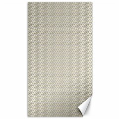 A Green And White Background With A Wavy Pattern Canvas 40  x 72 