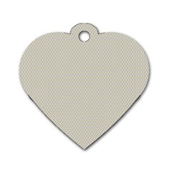 A Green And White Background With A Wavy Pattern Dog Tag Heart (two Sides) by catchydesignhill