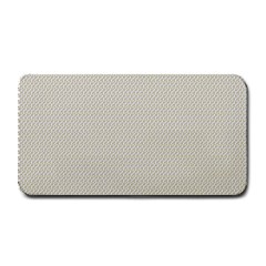 A Green And White Background With A Wavy Pattern Medium Bar Mat by catchydesignhill