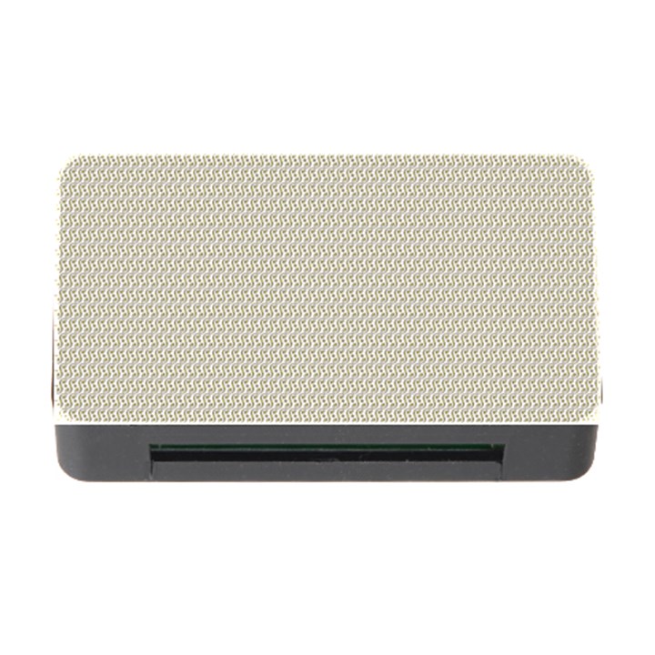 A Green And White Background With A Wavy Pattern Memory Card Reader with CF