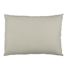 A Green And White Background With A Wavy Pattern Pillow Case (Two Sides)