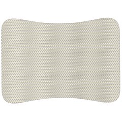 A Green And White Background With A Wavy Pattern Velour Seat Head Rest Cushion