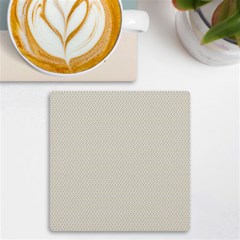 A Green And White Background With A Wavy Pattern UV Print Square Tile Coaster 