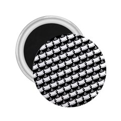 Stylish Coffee Cup Pattern 2.25  Magnets