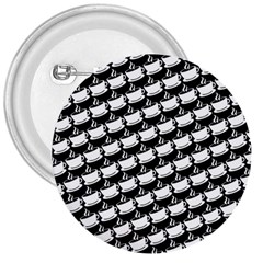 Stylish Coffee Cup Pattern 3  Buttons