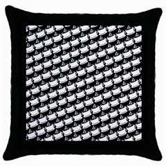 Stylish Coffee Cup Pattern Throw Pillow Case (Black)