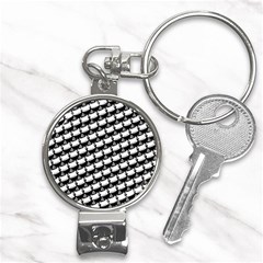 Stylish Coffee Cup Pattern Nail Clippers Key Chain