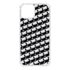 Stylish Coffee Cup Pattern Iphone 14 Tpu Uv Print Case by ExtraGoodSauce