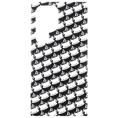 Stylish Coffee Cup Pattern Samsung Galaxy S24 Ultra 6 9 Inch Black Tpu Uv Case by ExtraGoodSauce