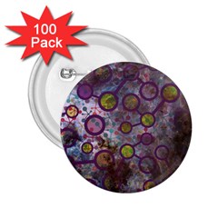 Abstract Molecular Space Art 2 25  Buttons (100 Pack)  by ExtraGoodSauce