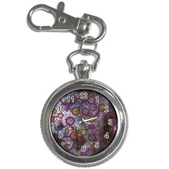 Abstract Molecular Space Art Key Chain Watches by ExtraGoodSauce