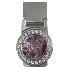 Abstract Molecular Space Art Money Clips (cz)  by ExtraGoodSauce