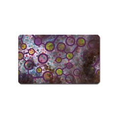 Abstract Molecular Space Art Magnet (name Card) by ExtraGoodSauce