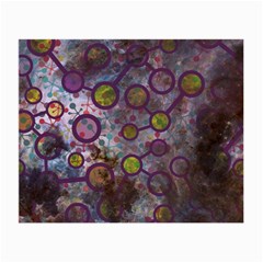 Abstract Molecular Space Art Small Glasses Cloth