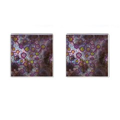 Abstract Molecular Space Art Cufflinks (Square)