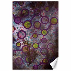 Abstract Molecular Space Art Canvas 24  X 36  by ExtraGoodSauce