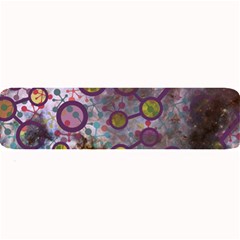 Abstract Molecular Space Art Large Bar Mat by ExtraGoodSauce