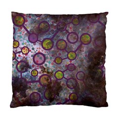 Abstract Molecular Space Art Standard Cushion Case (one Side) by ExtraGoodSauce