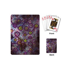 Abstract Molecular Space Art Playing Cards Single Design (mini)